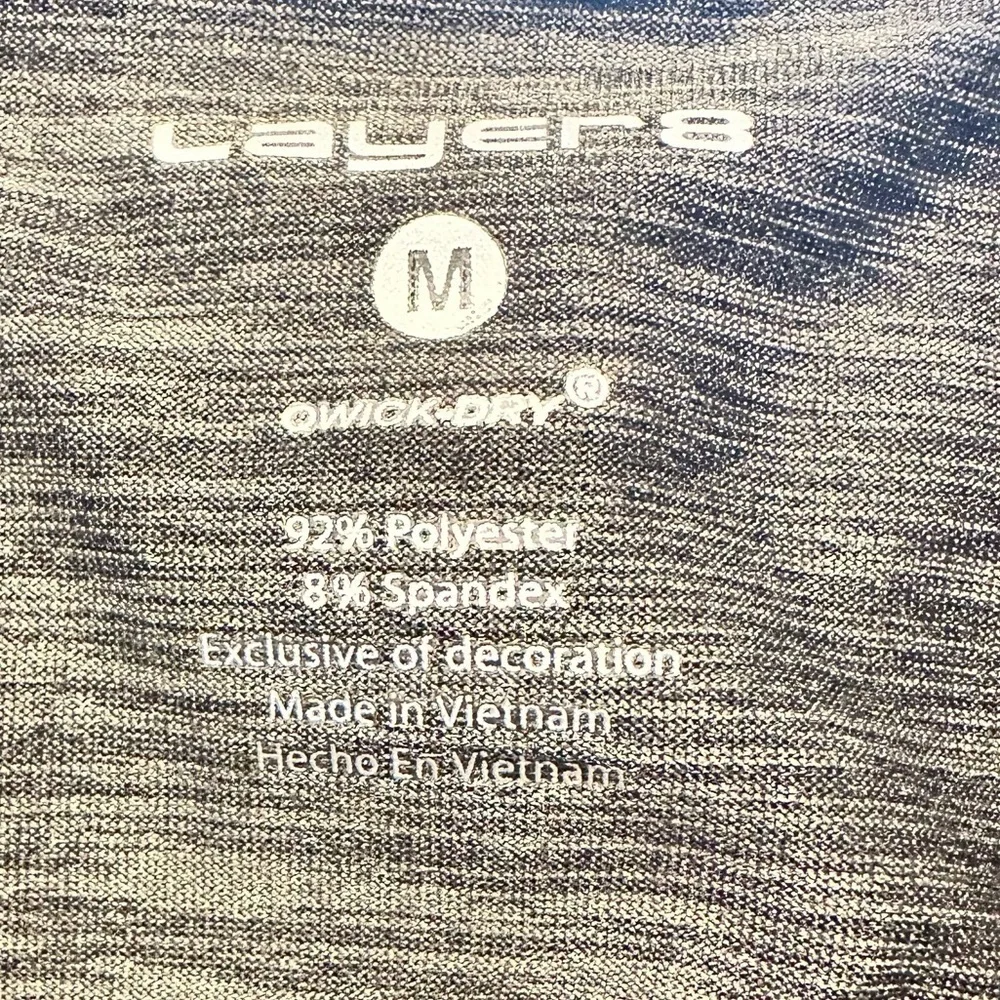 Layer 8 qwik-dry half zip pullover active performance hoodie lightweight